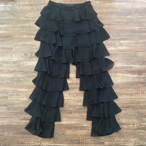 Lavish Alice ‘Ruffle Round The Edges’ Tiered Pants